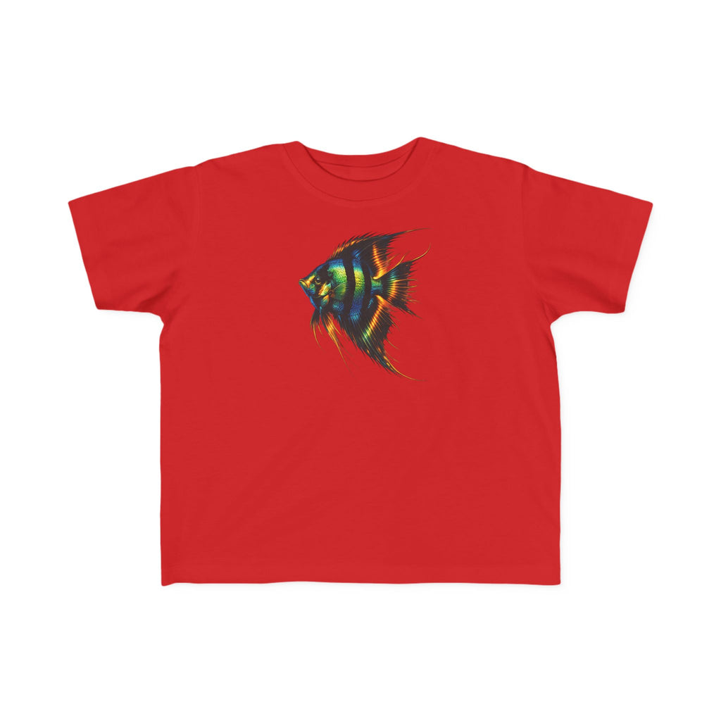 Toddler Fish Tee — Colorful Angelfish Graphic Kids Shirt