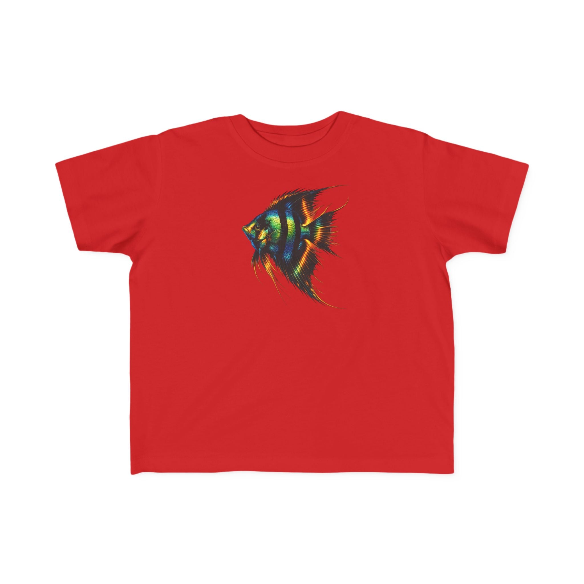 Toddler Fish Tee — Colorful Angelfish Graphic Kids Shirt