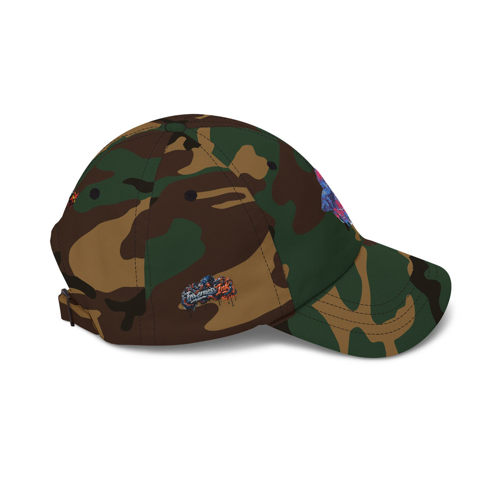 Betta Fish Dad Cap – Embroidered Color Splash Fish Baseball Hat