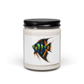 Angelfish Art Soy Candle — 9oz Scented Jar Candle