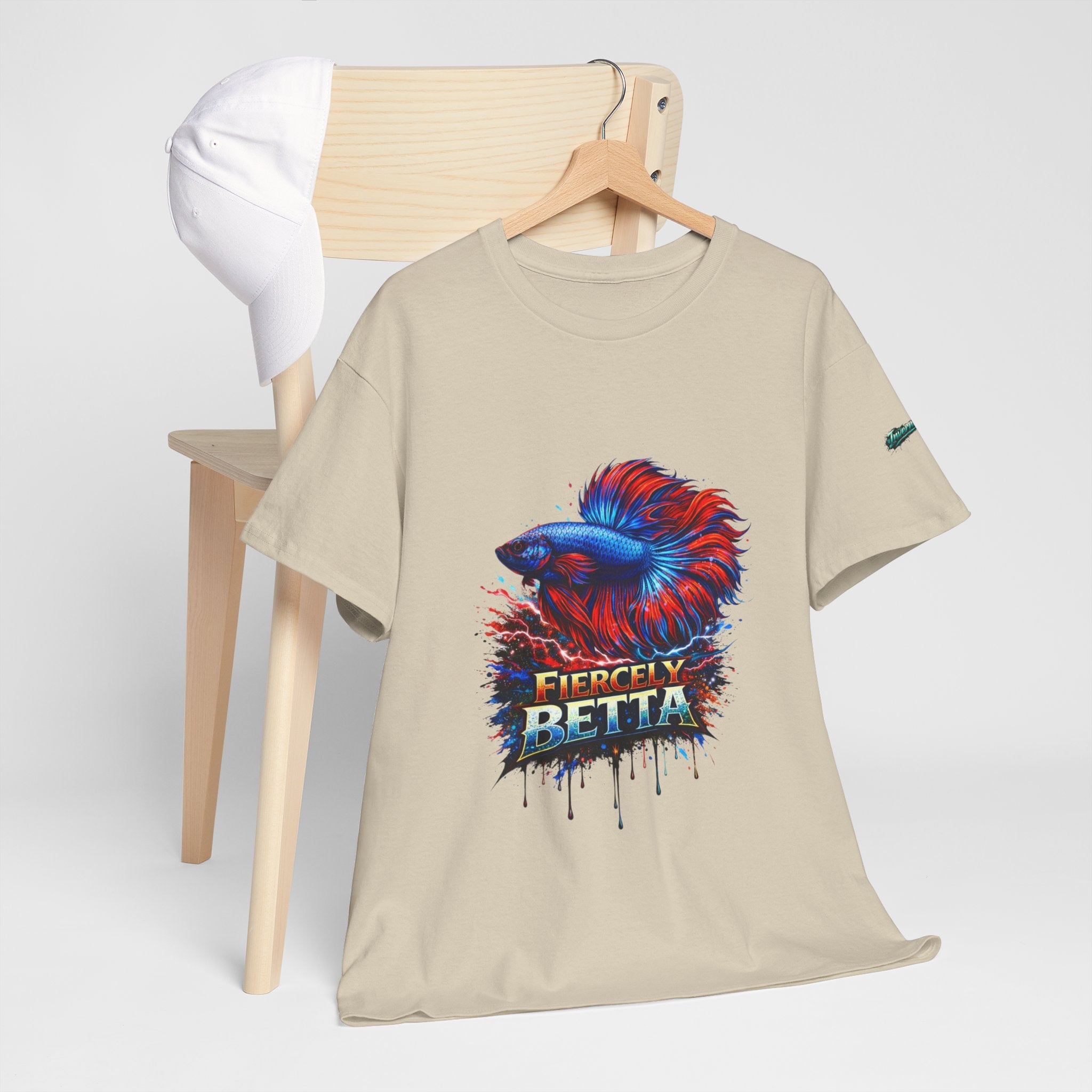 Betta Fish T-Shirt — Fiercely Betta Colorful Aquarium Fish Tee