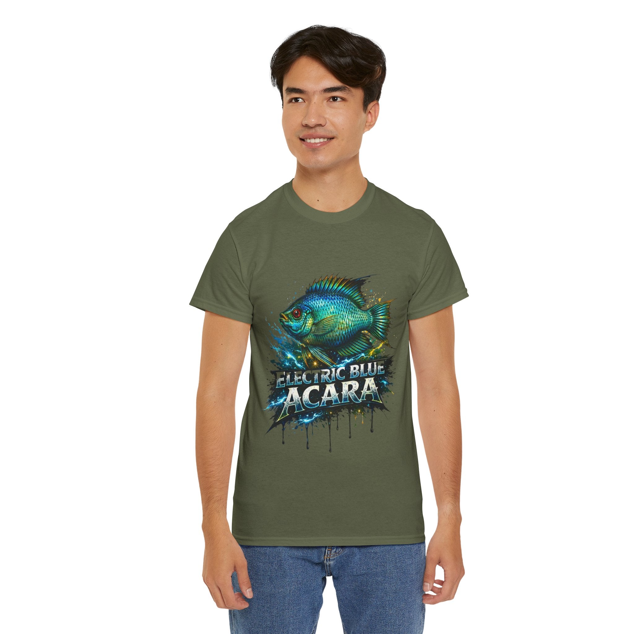 Electric Blue Acara – Premium Graphic Tee