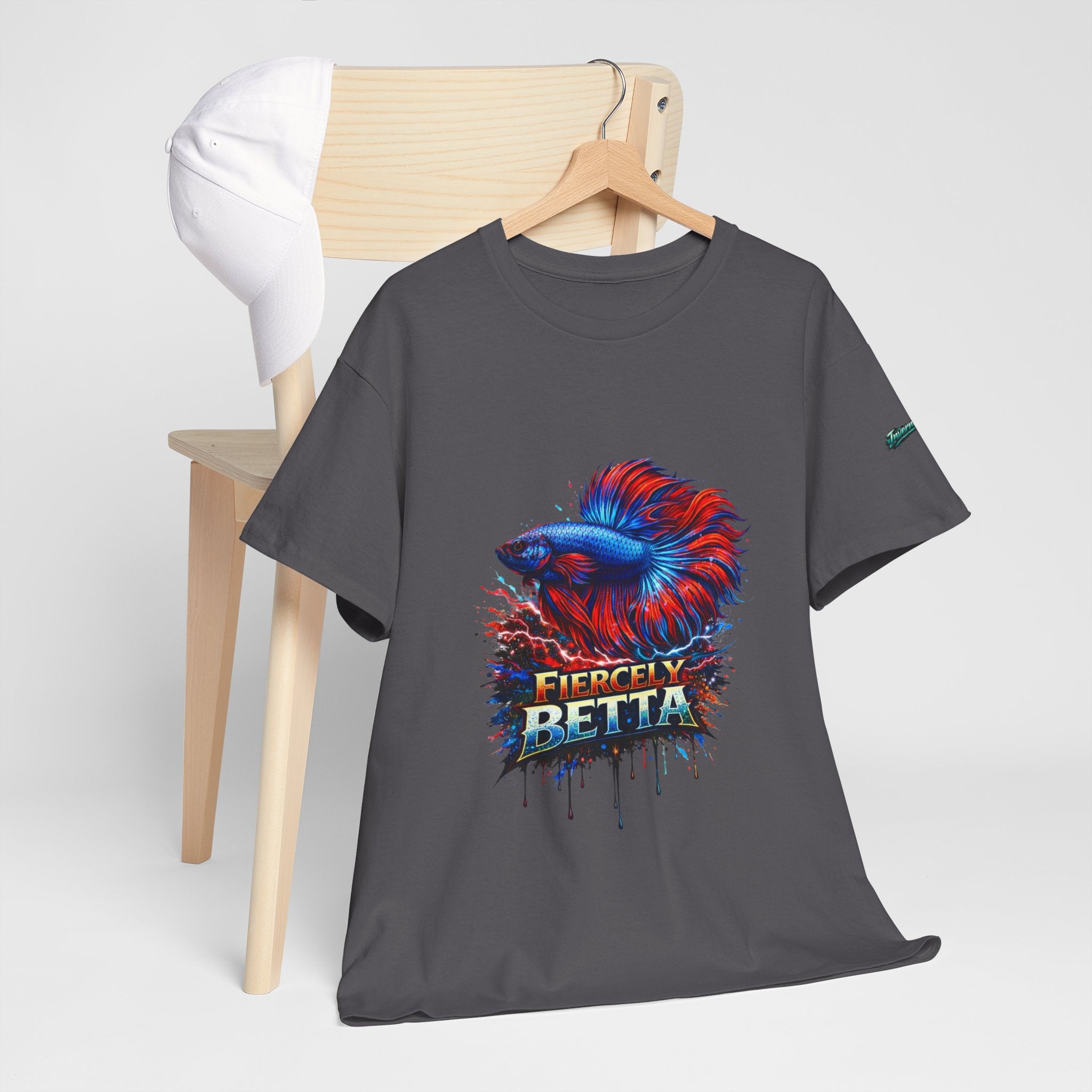 Betta Fish T-Shirt — Fiercely Betta Colorful Aquarium Fish Tee
