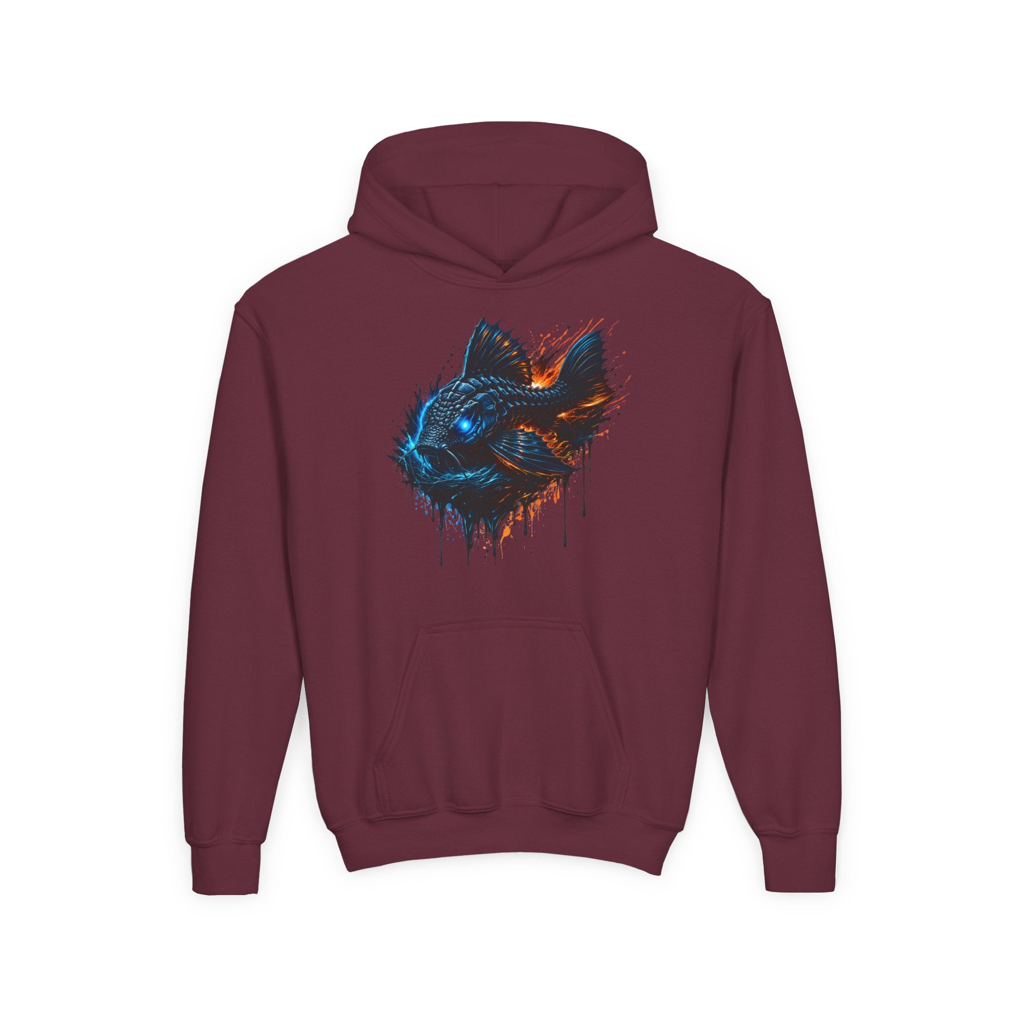 Armored Pleco L-185 – Youth Premium Hooded Sweatshirt
