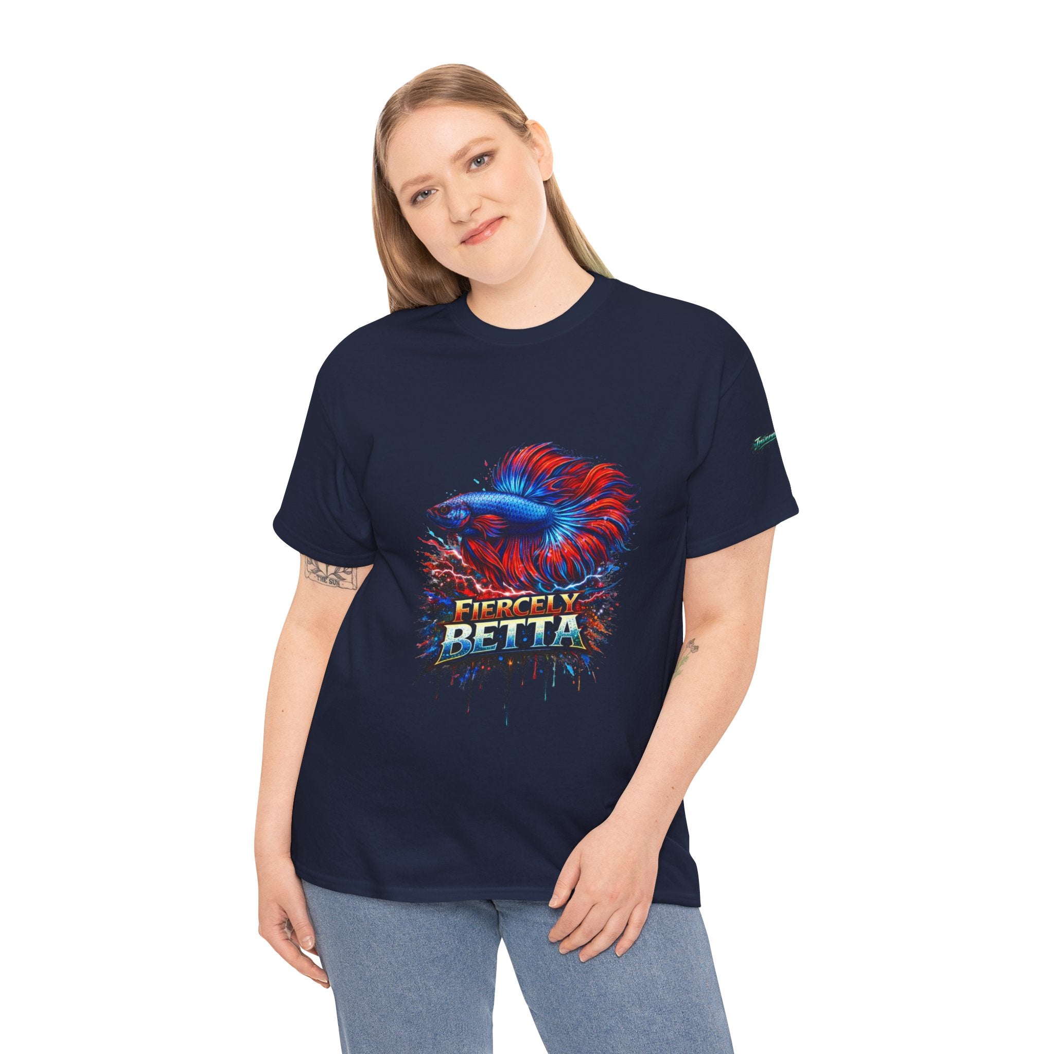 Betta Fish T-Shirt — Fiercely Betta Colorful Aquarium Fish Tee