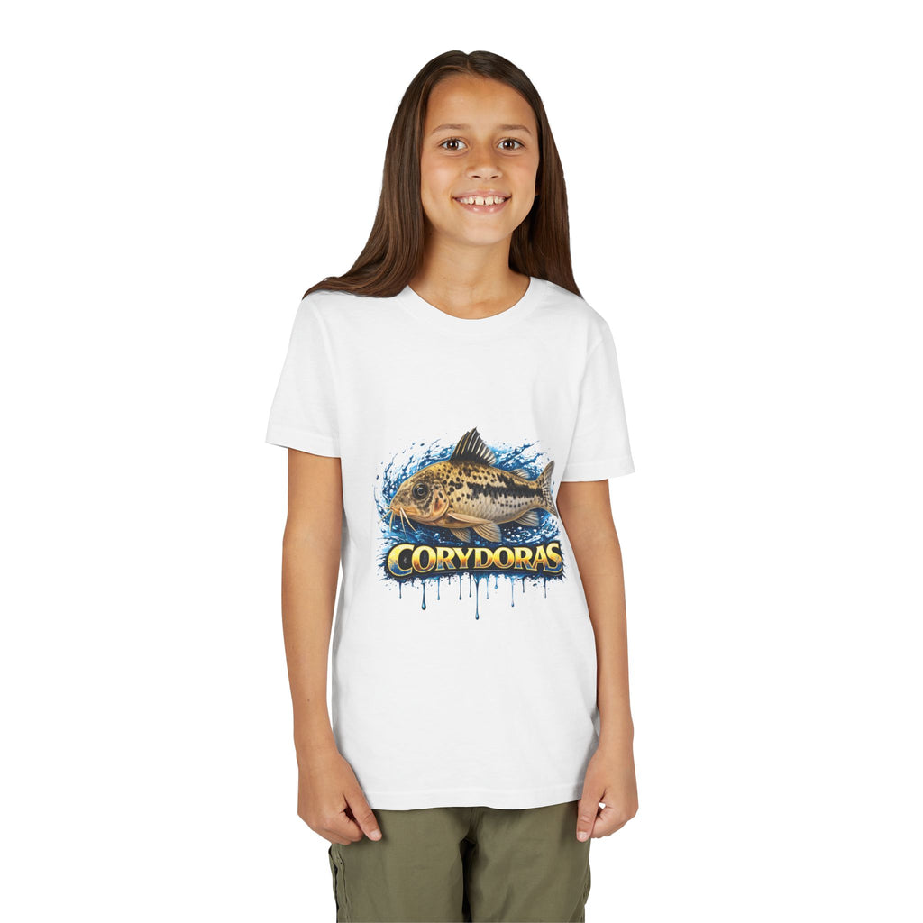 Corydoras Fish Youth Tee – Cute Aquarium Catfish Graphic Shirt