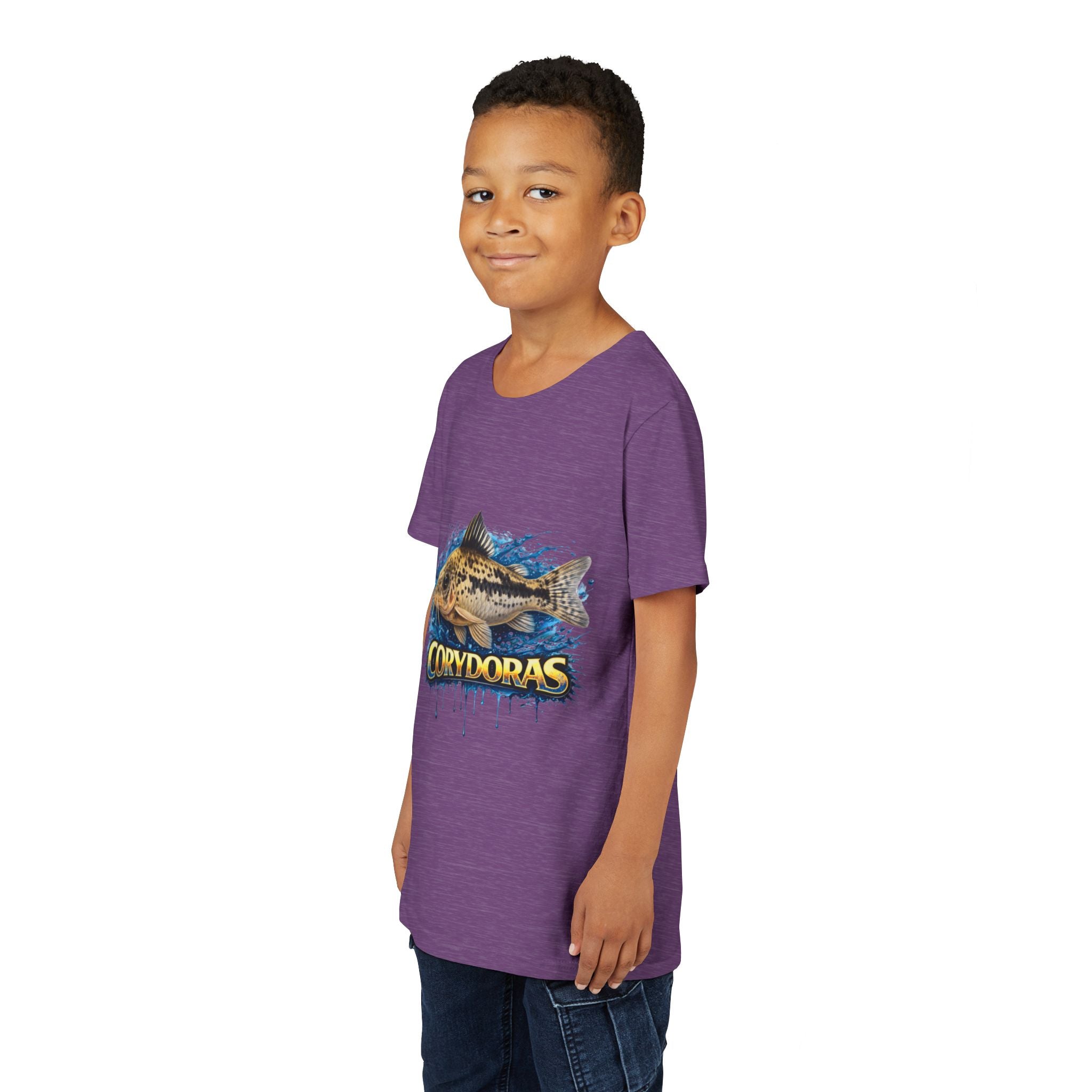 Corydoras Fish Youth Tee – Cute Aquarium Catfish Graphic Shirt