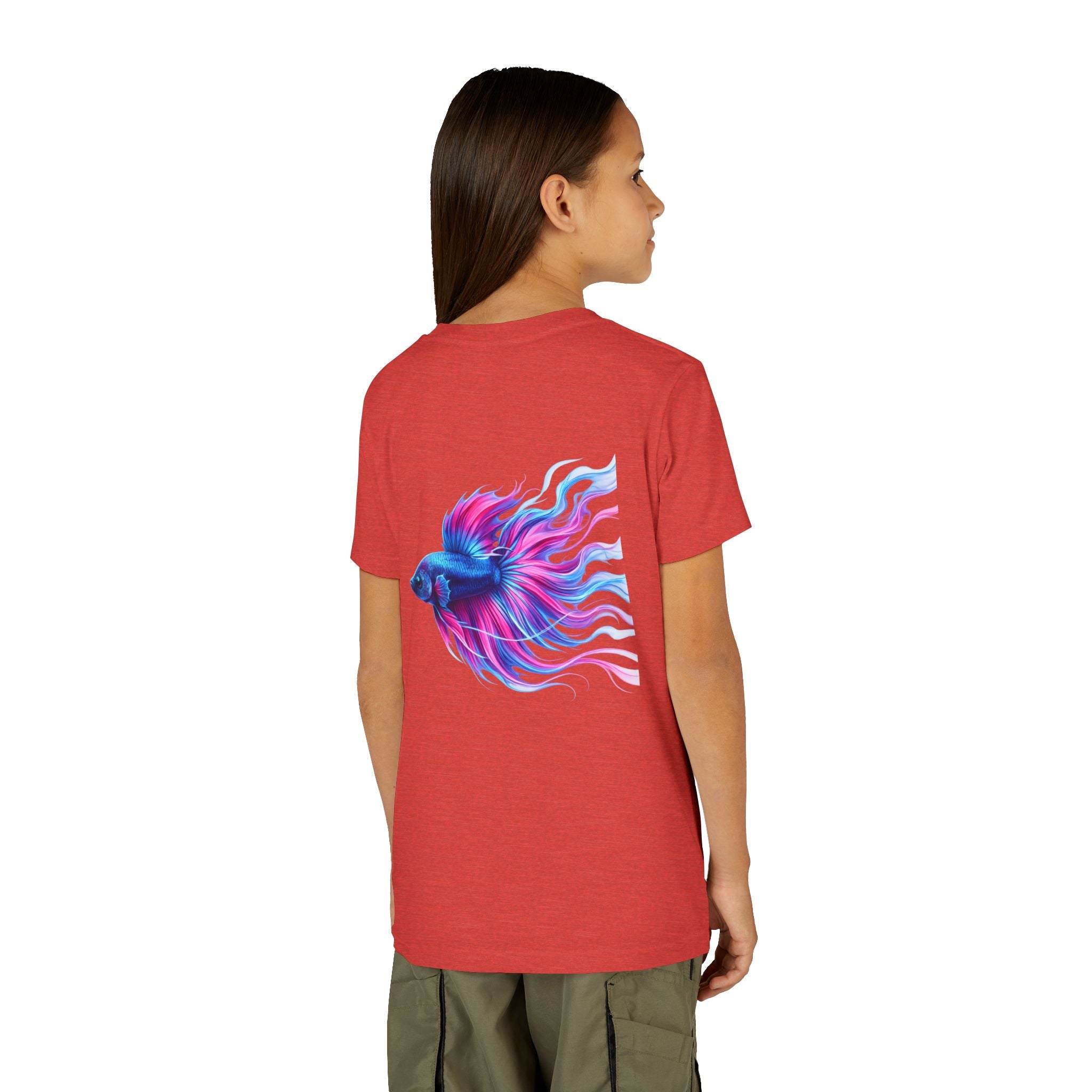 Youth Tee - Colorful Betta Fish Graphic Shirt