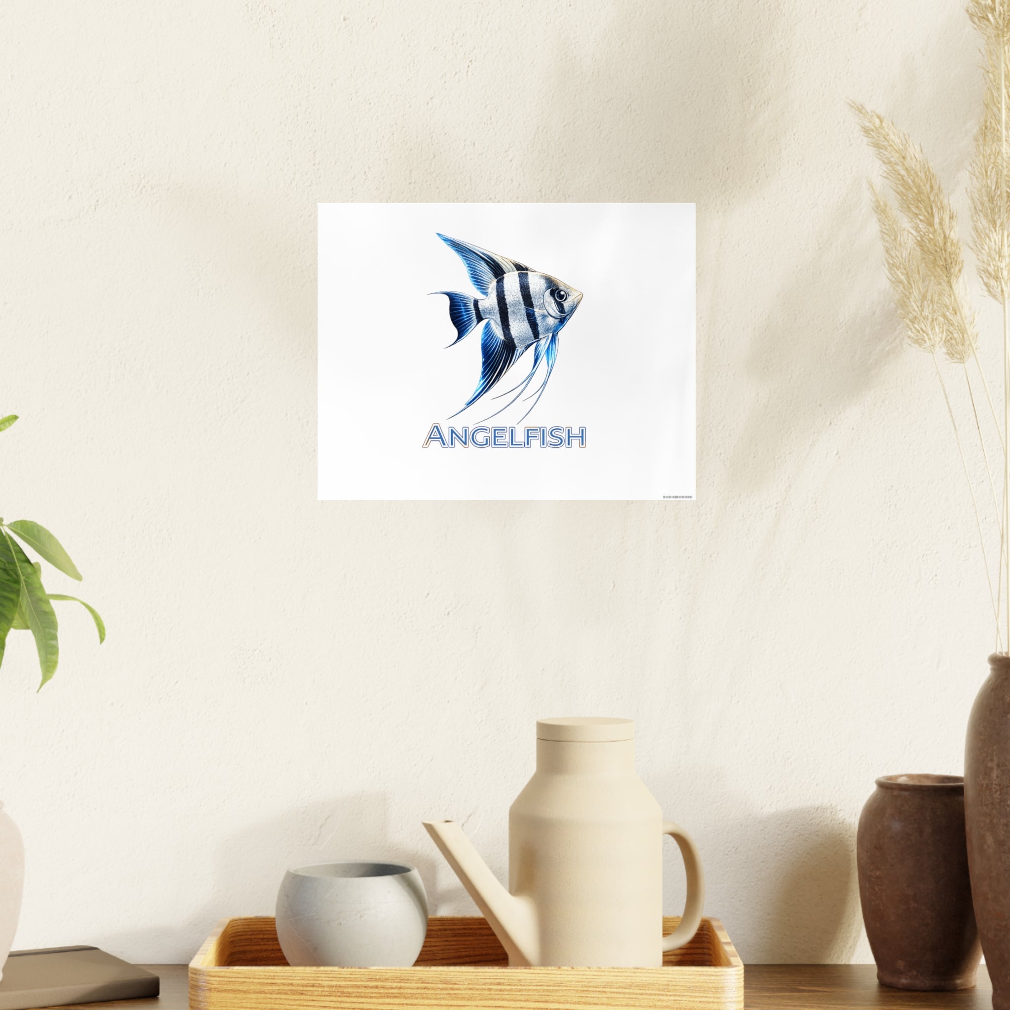 Angelfish – Premium Satin Photo Art Poster