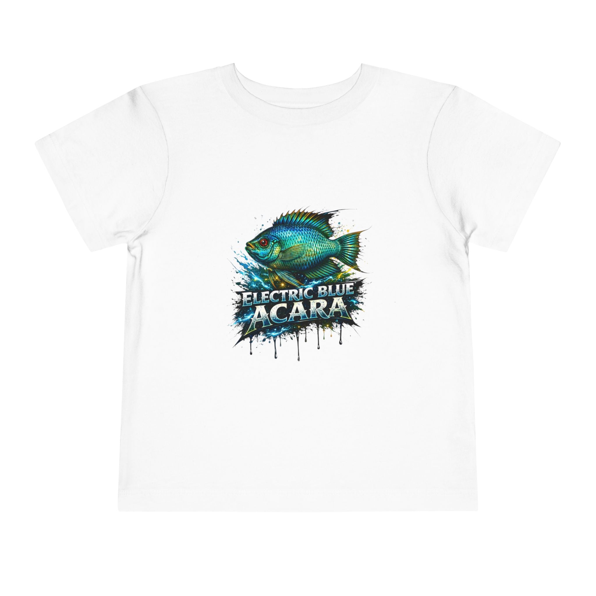 Electric Blue Acara – Toddler Graphic Tee