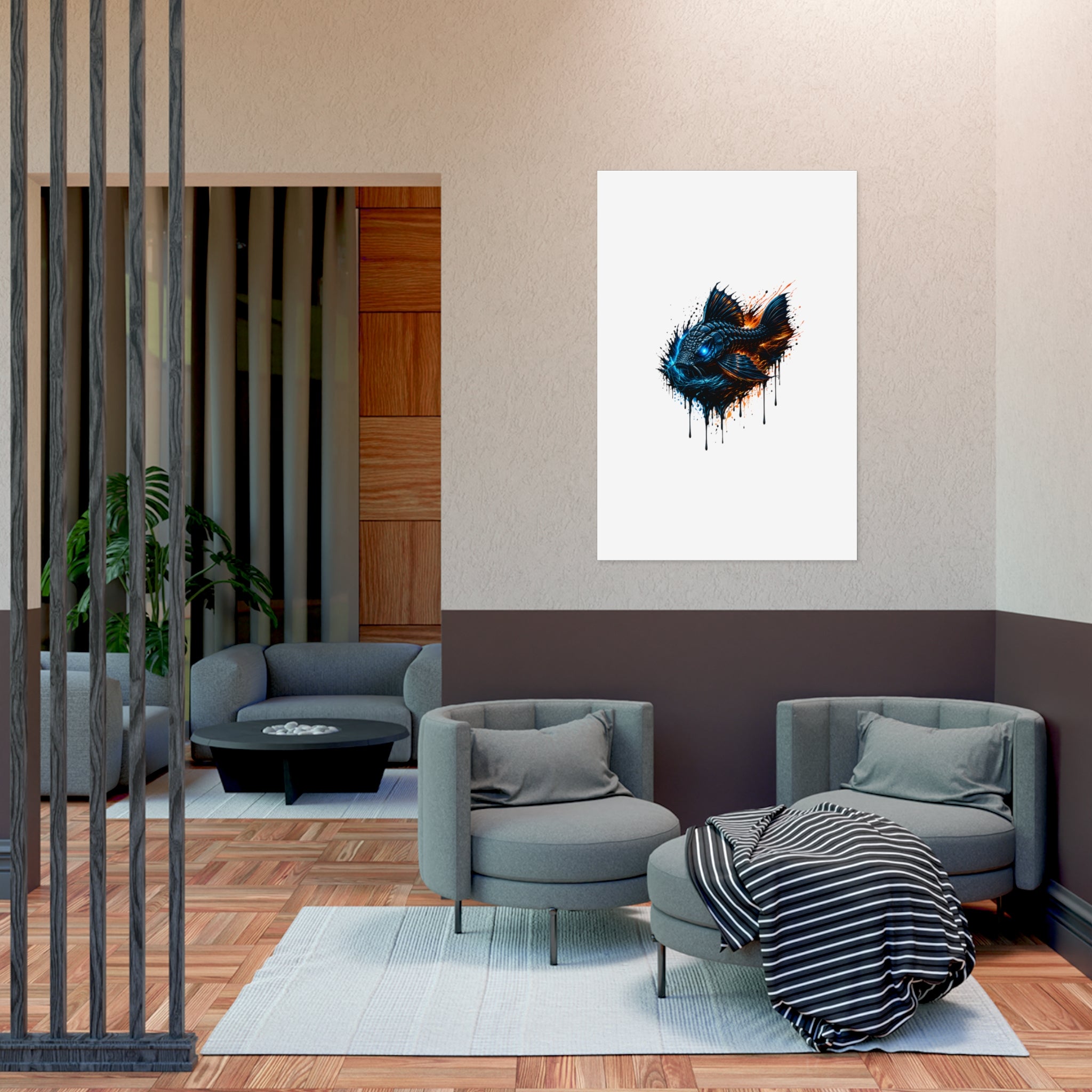 Armored Pleco – Premium Uncoated Matte Poster L-185