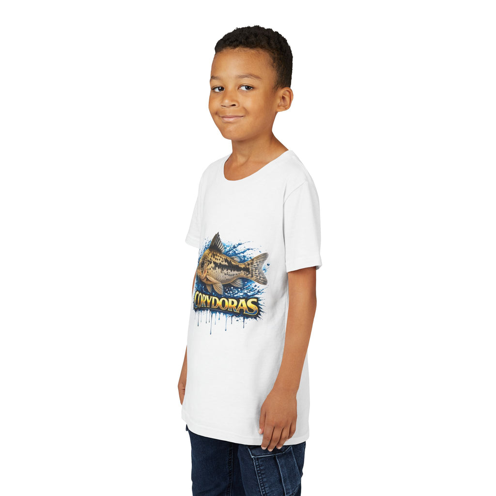 Corydoras Fish Youth Tee – Cute Aquarium Catfish Graphic Shirt