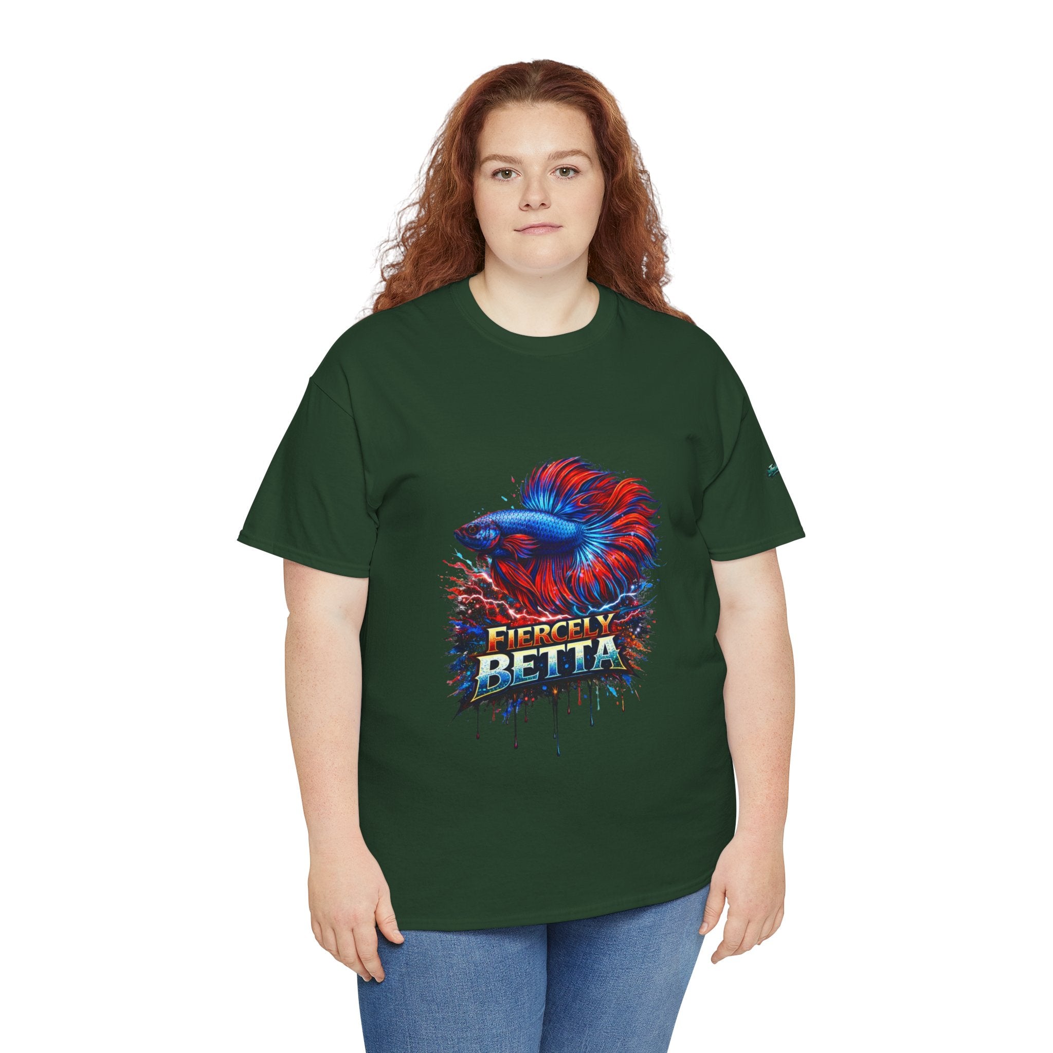 Betta Fish T-Shirt — Fiercely Betta Colorful Aquarium Fish Tee