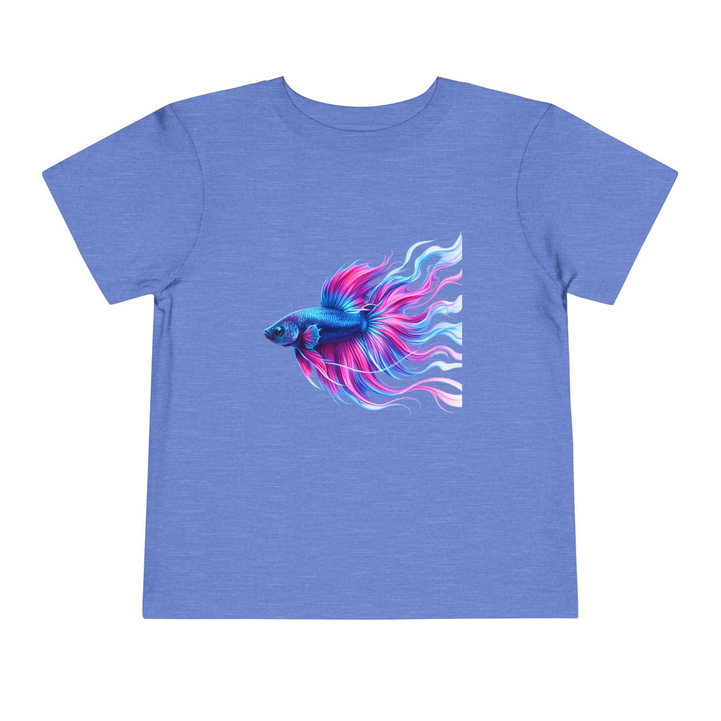 Toddler Tee — Colorful Betta Fish Graphic Kids Shirt