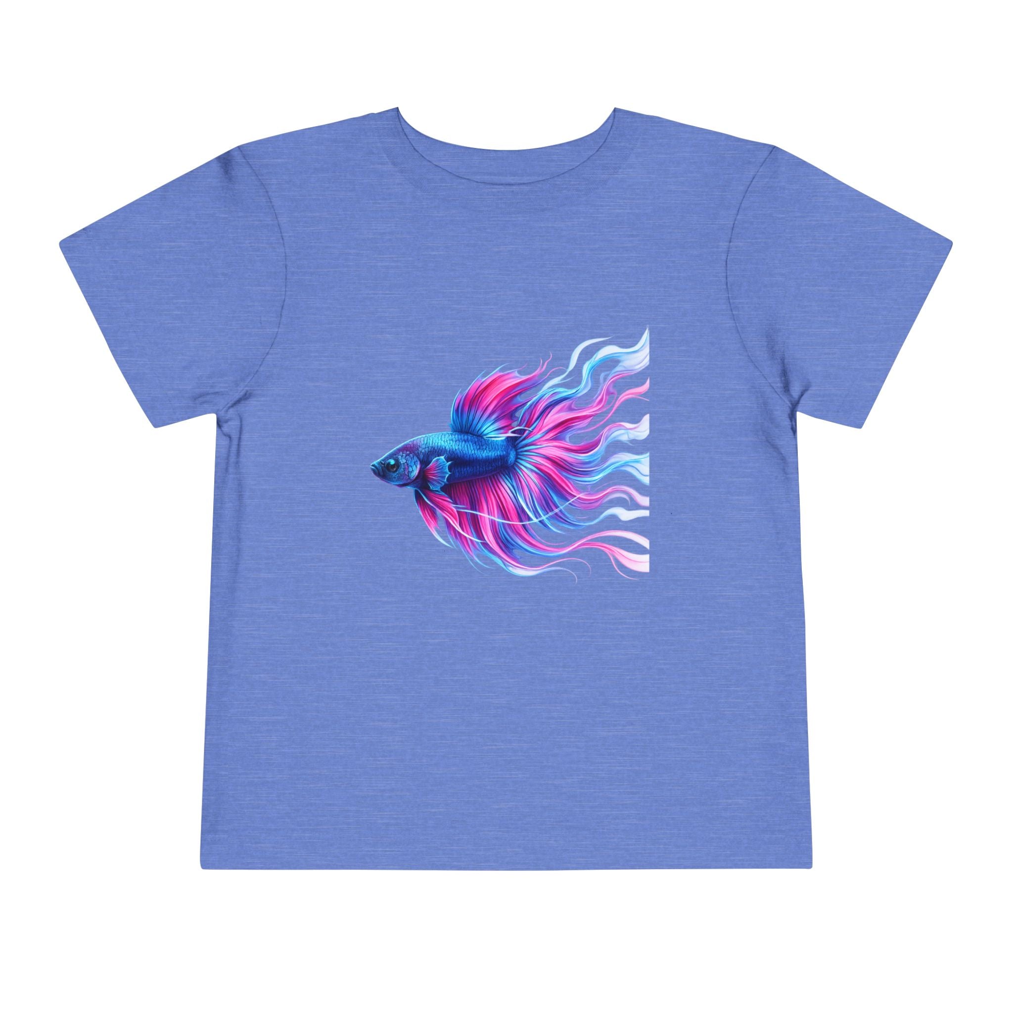 Toddler Tee — Colorful Betta Fish Graphic Kids Shirt