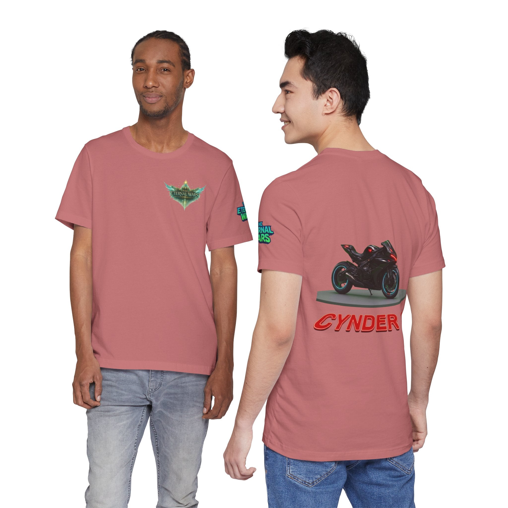 The Eternal Wars Motorcycle Tee — Cynder V Sportbike Graphic Shirt