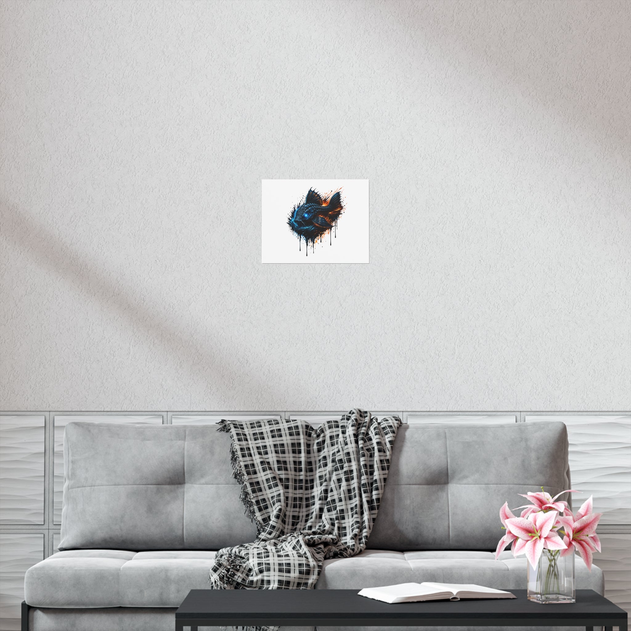 Armored Pleco – Premium Uncoated Matte Poster L-185