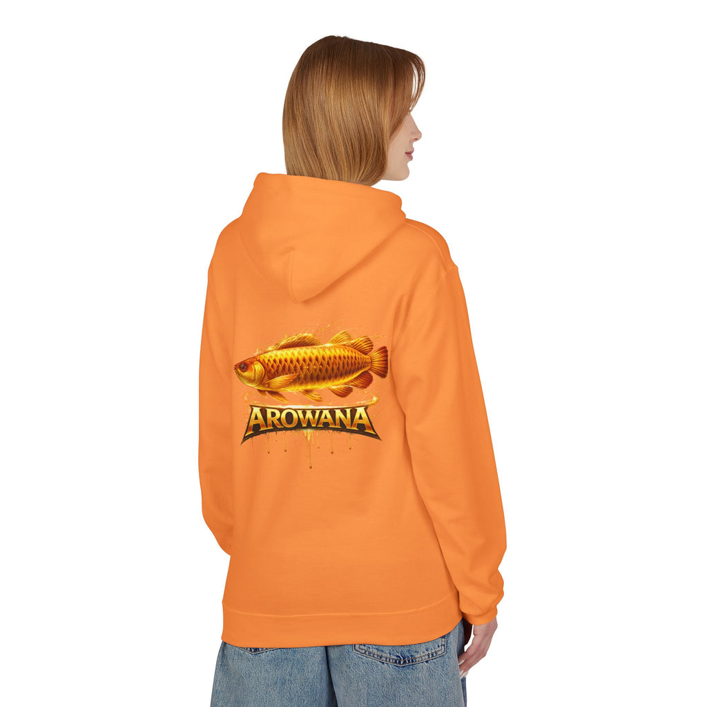 Arowana Fish Graphic Hoodie – Golden Arowana Design