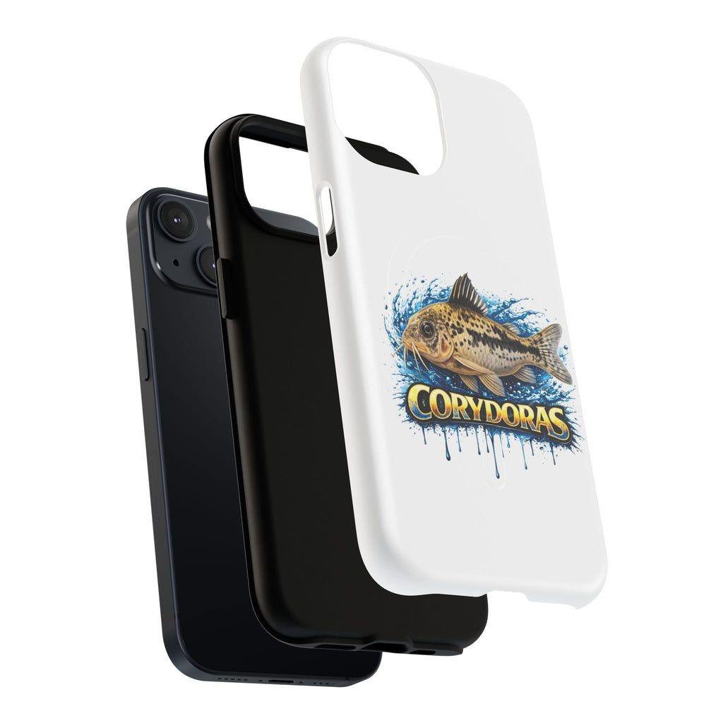 Corydoras Tough Magnetic Phone Case — Protective Fish Aquarium Design