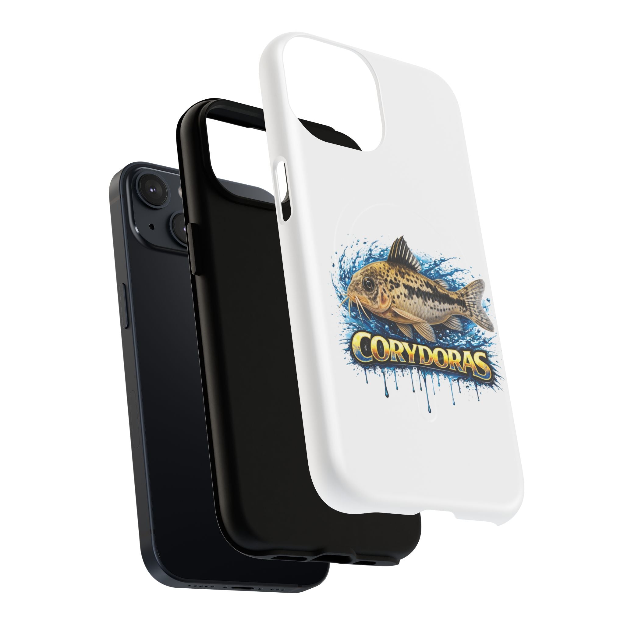 Corydoras Tough Magnetic Phone Case — Protective Fish Aquarium Design