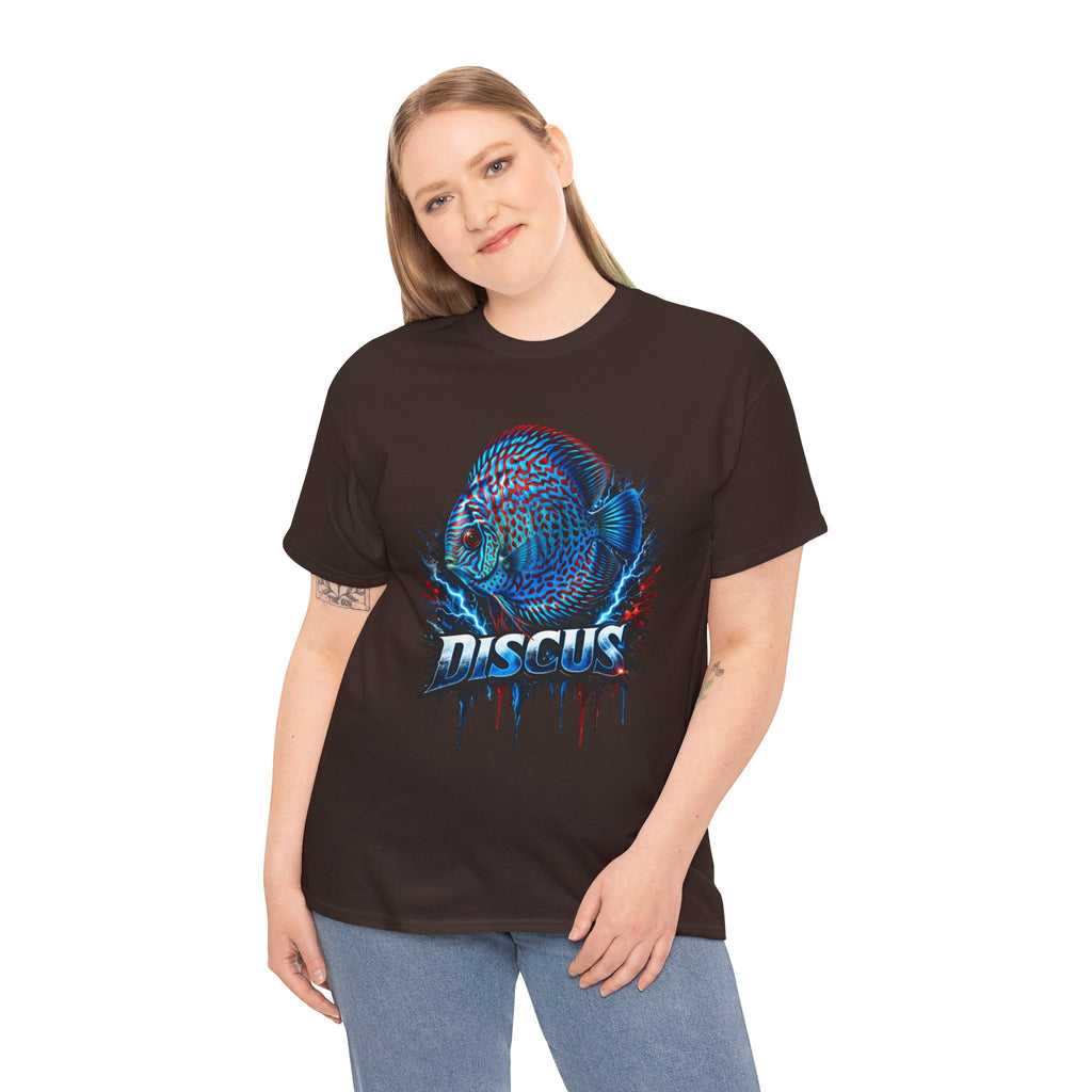 Discus Fish Graphic Tee - Vibrant Aquarium Fish Shirt