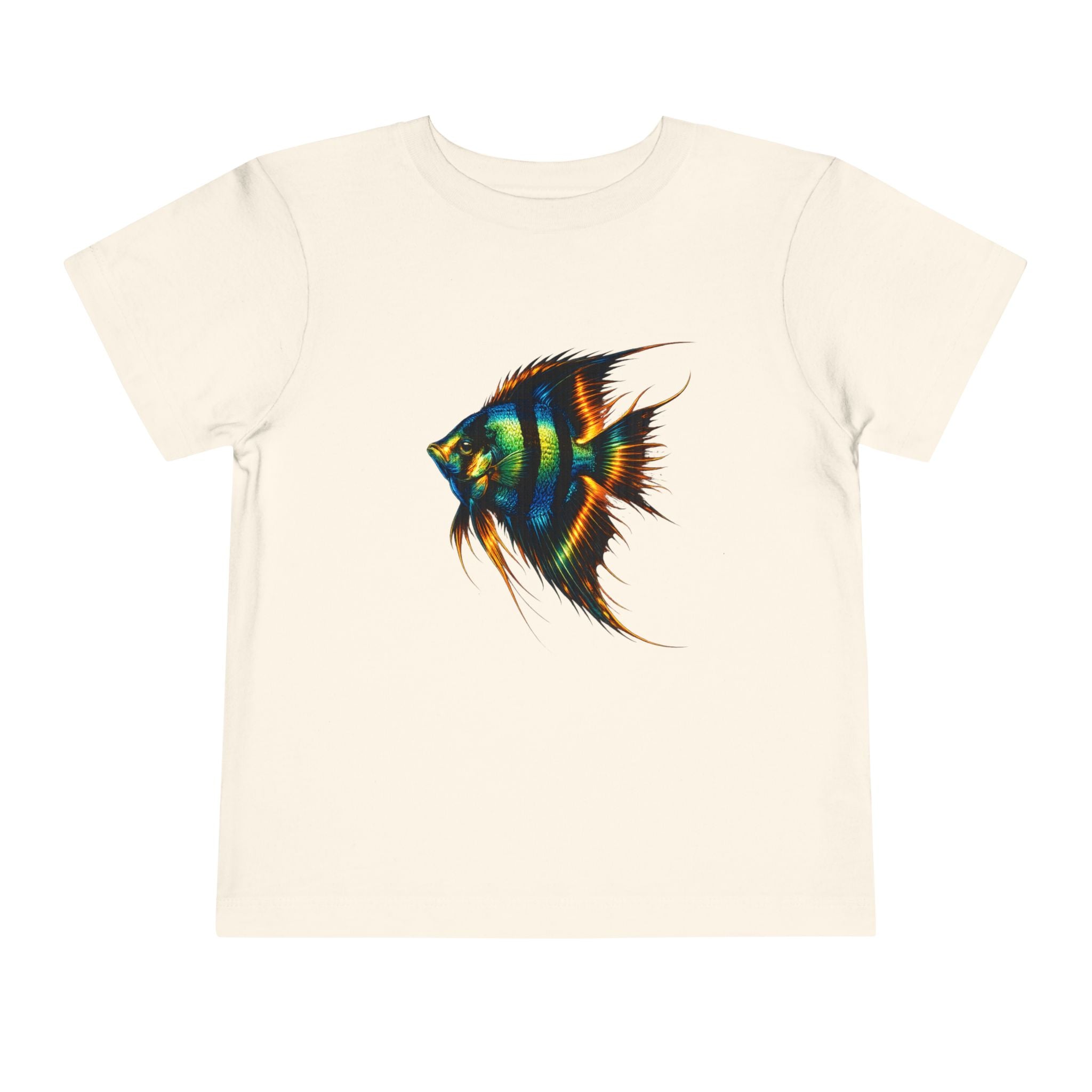 Toddler Tee - Colorful Aquarium Angelfish Graphic Shirt