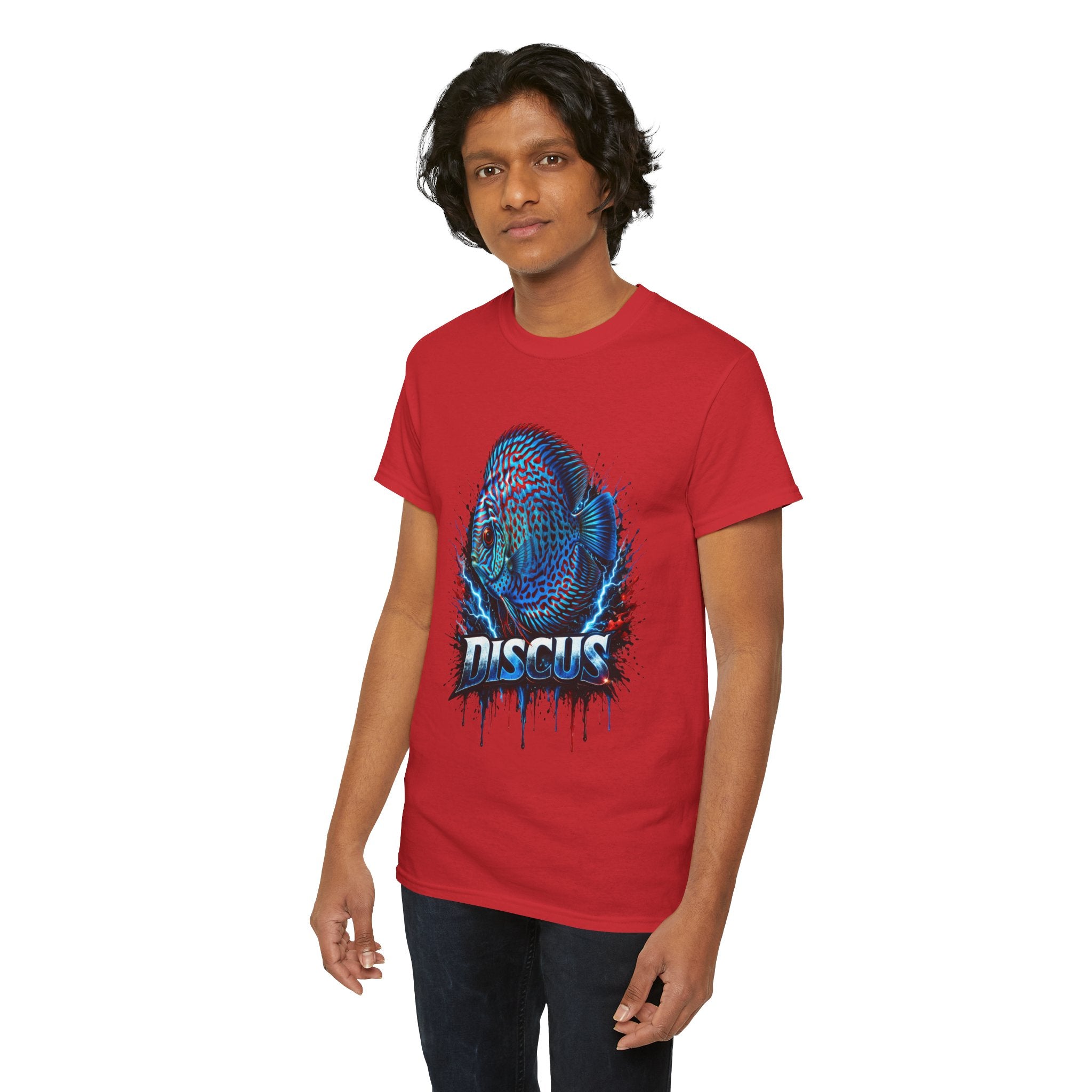 Discus Fish Graphic Tee - Vibrant Aquarium Fish Shirt