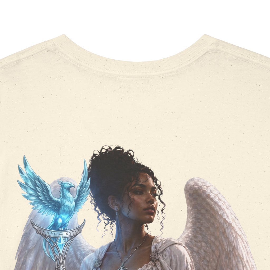 The Eternal Wars Graphic Tee – "Cambria" Winged Warrior Shirt