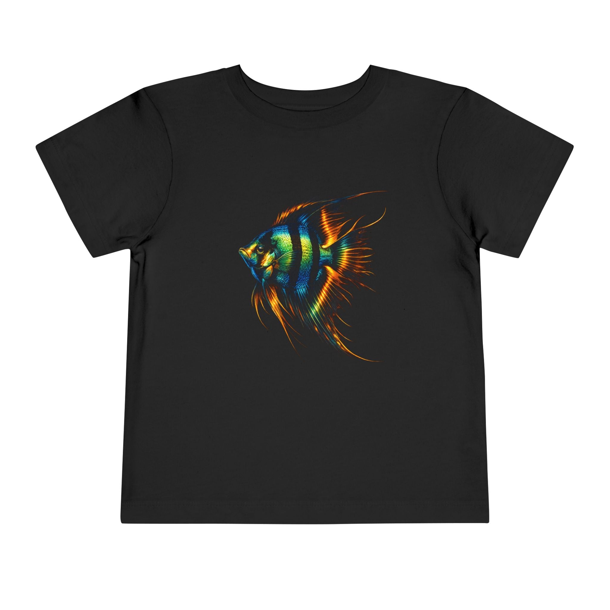 Toddler Tee - Colorful Aquarium Angelfish Graphic Shirt