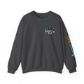 Betta Fish Crewneck Sweatshirt — Colorful Neon Tropical Fish Graphic