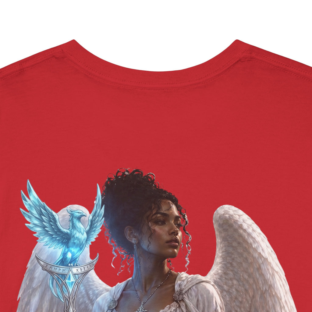 The Eternal Wars Graphic Tee – "Cambria" Winged Warrior Shirt
