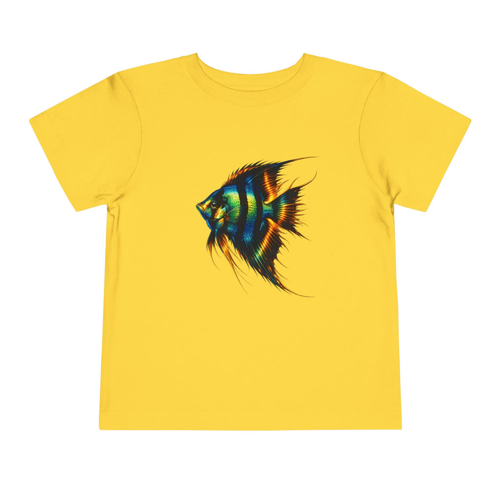 Toddler Tee - Colorful Aquarium Angelfish Graphic Shirt