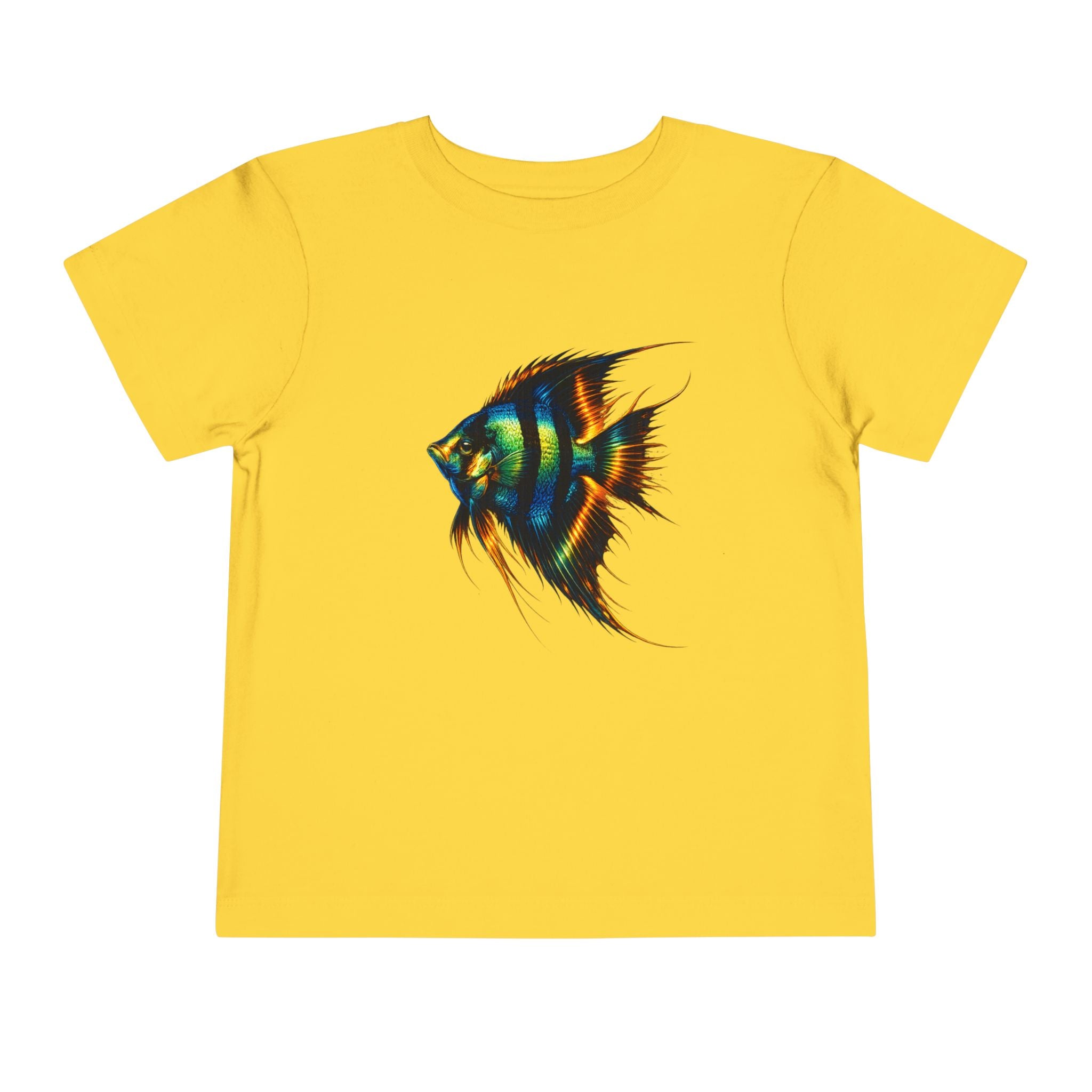 Toddler Tee - Colorful Aquarium Angelfish Graphic Shirt