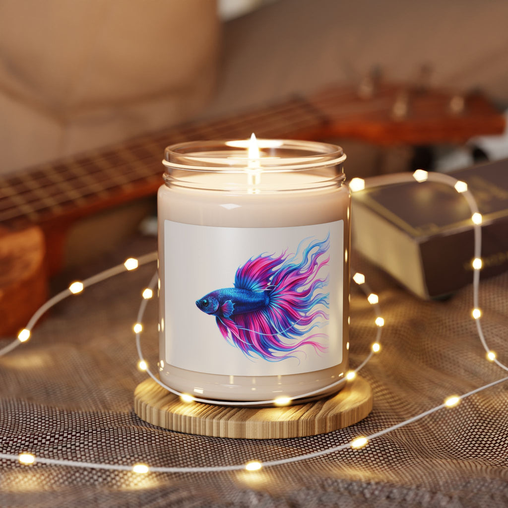 Betta Fish Soy Candle — 9oz Scented Artistic Aquarium Candle