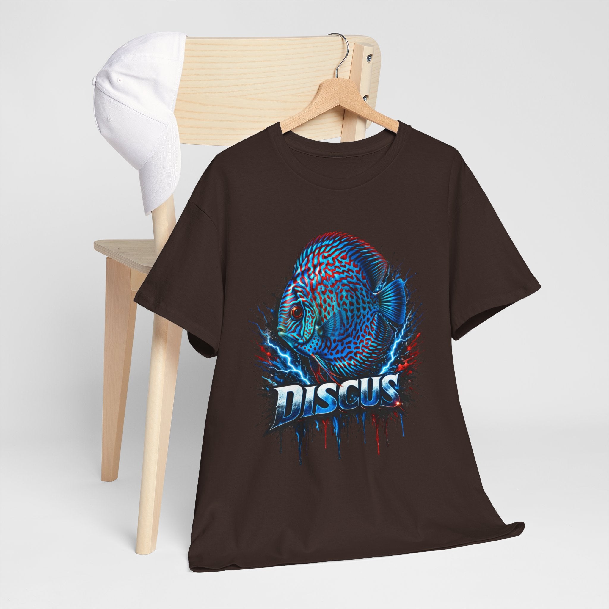 Discus Fish Graphic Tee - Vibrant Aquarium Fish Shirt