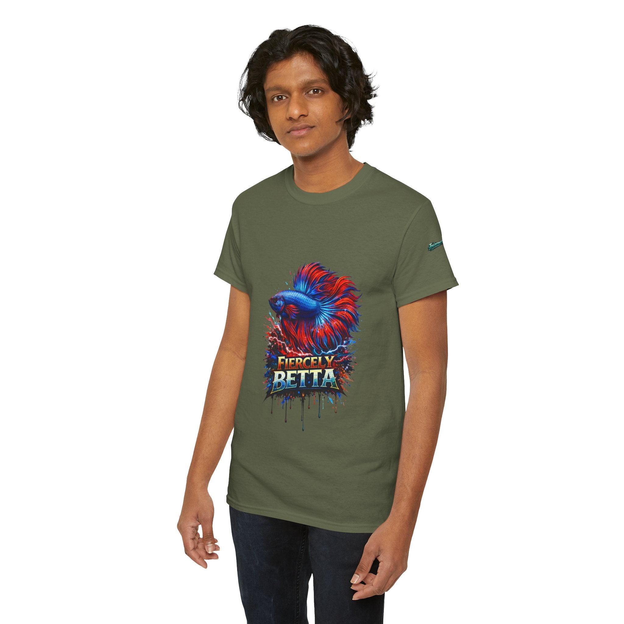Betta Fish T-Shirt — Fiercely Betta Colorful Aquarium Fish Tee