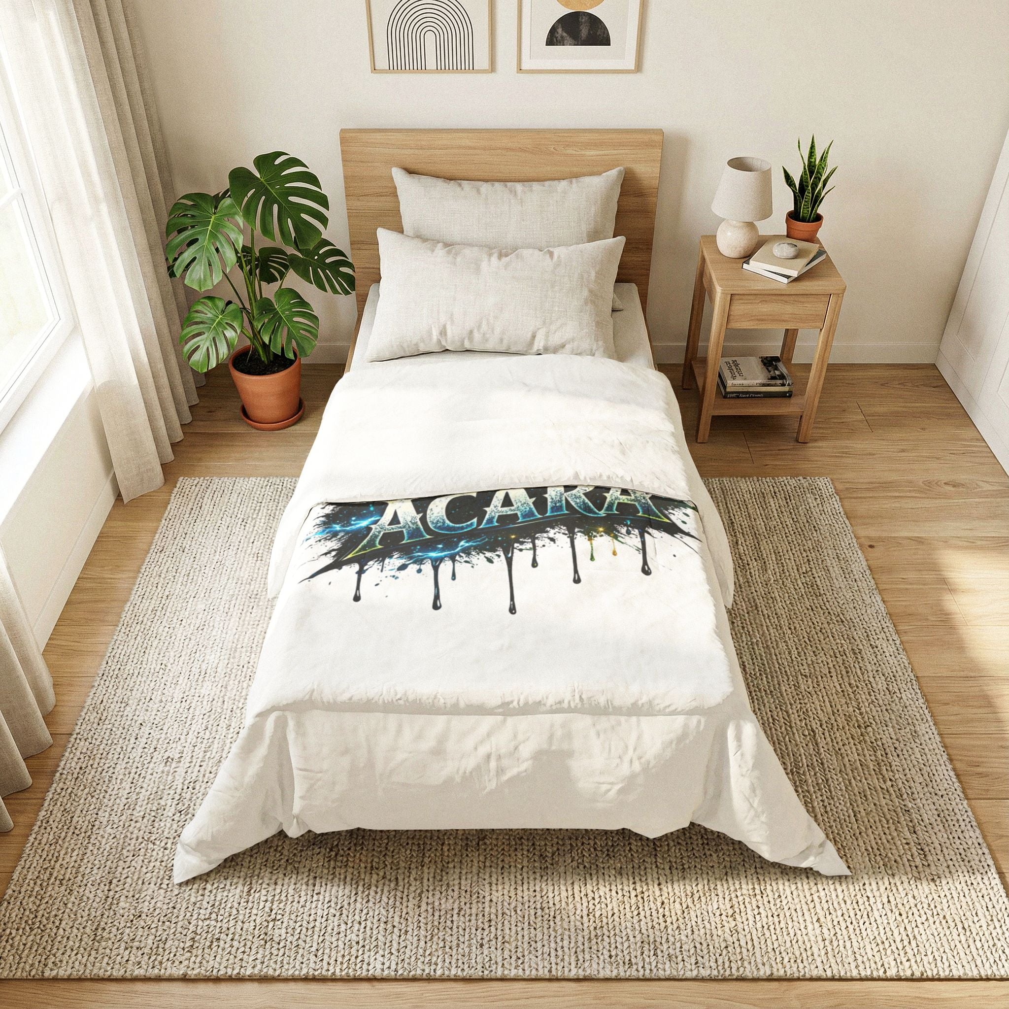 Electric Blue Acara – Premium Lightweight Cotton Comforter