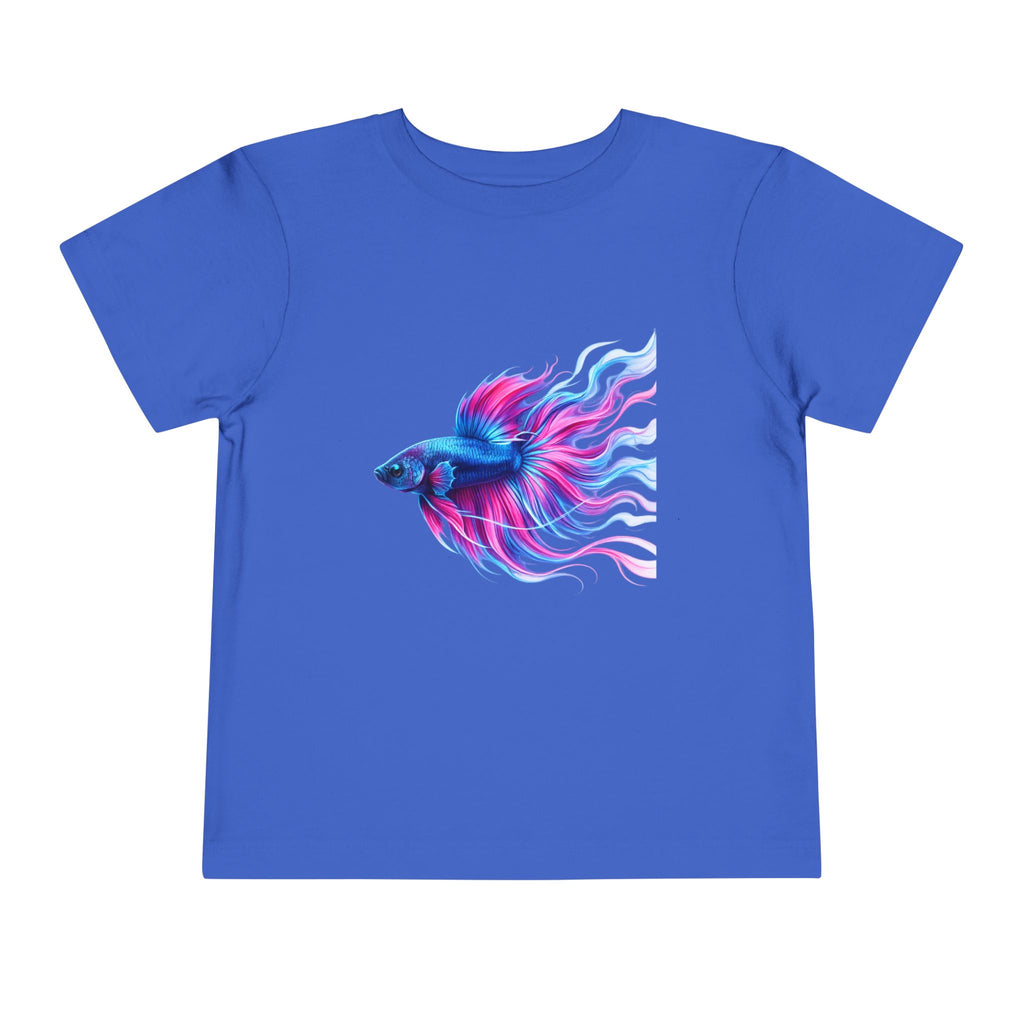 Toddler Tee — Colorful Betta Fish Graphic Kids Shirt
