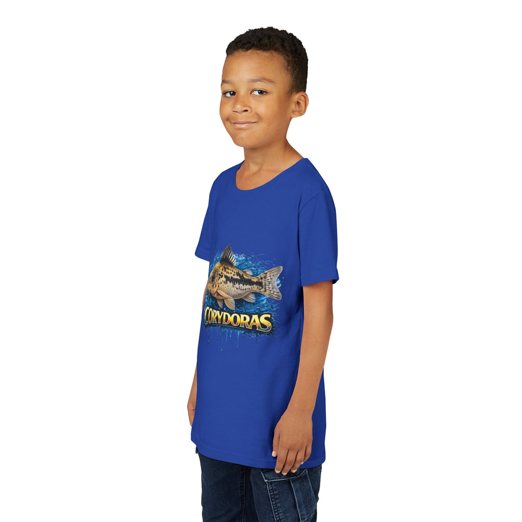 Corydoras Fish Youth Tee – Cute Aquarium Catfish Graphic Shirt