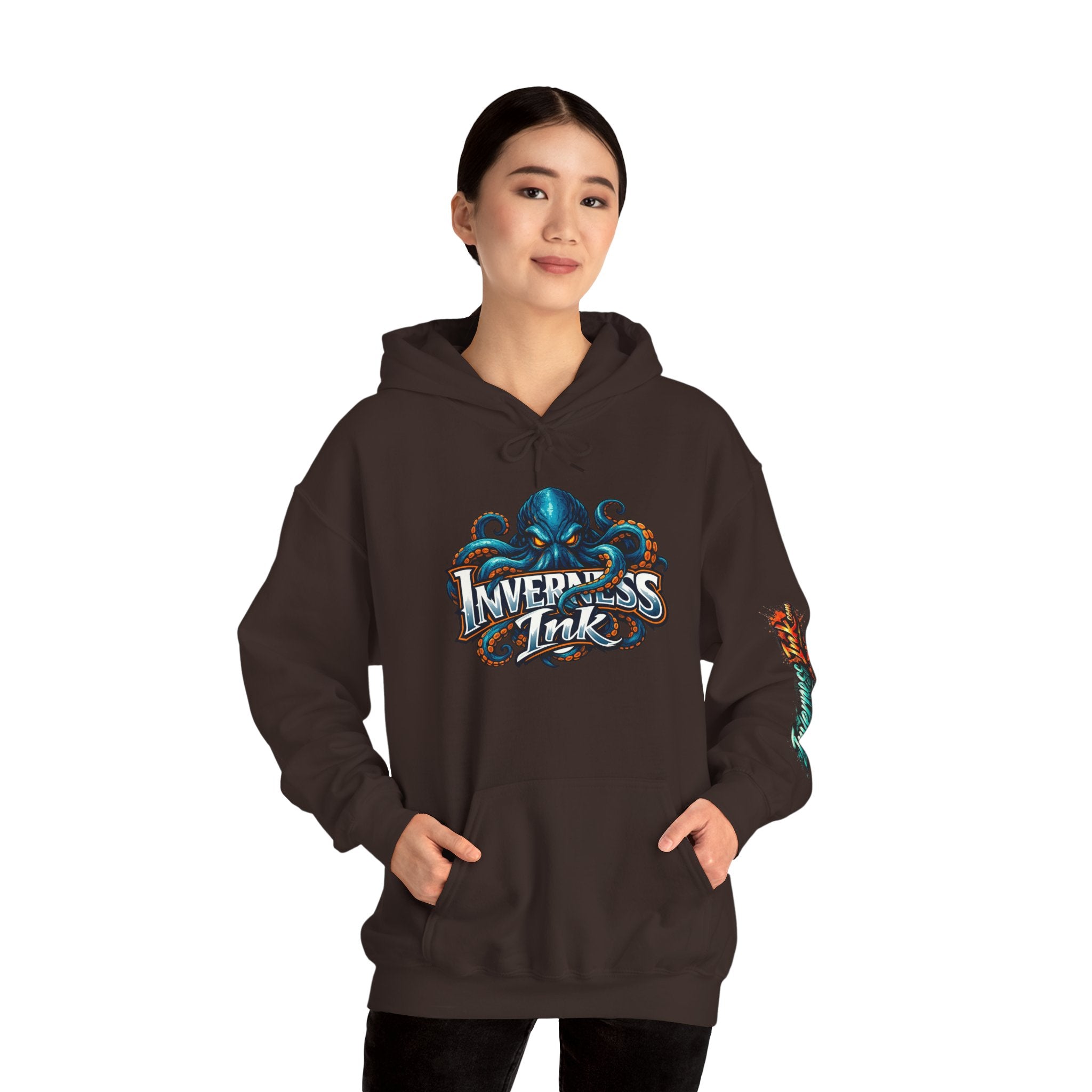 Electric Paint Betta — Artisan Series Hoodie — Inverness Ink Graphic Pullover