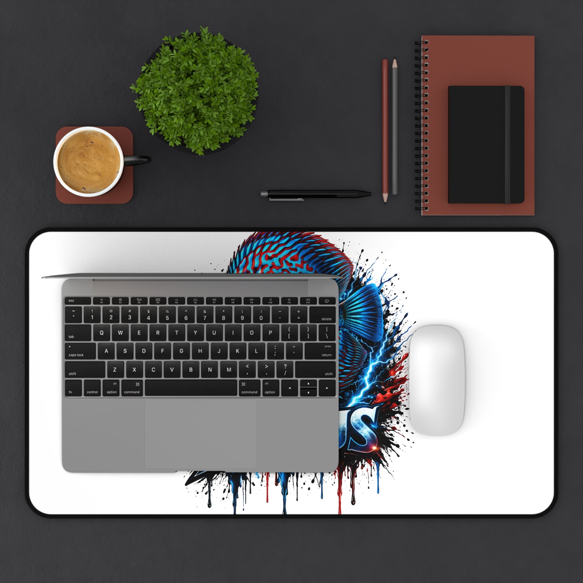Electric Discus – Premium "Lightning" Desk Mat