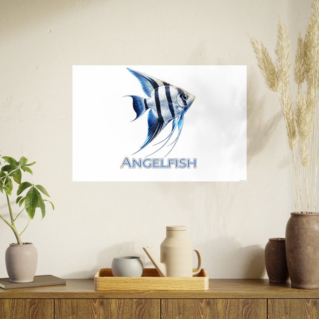 Angelfish – Premium Satin Photo Art Poster
