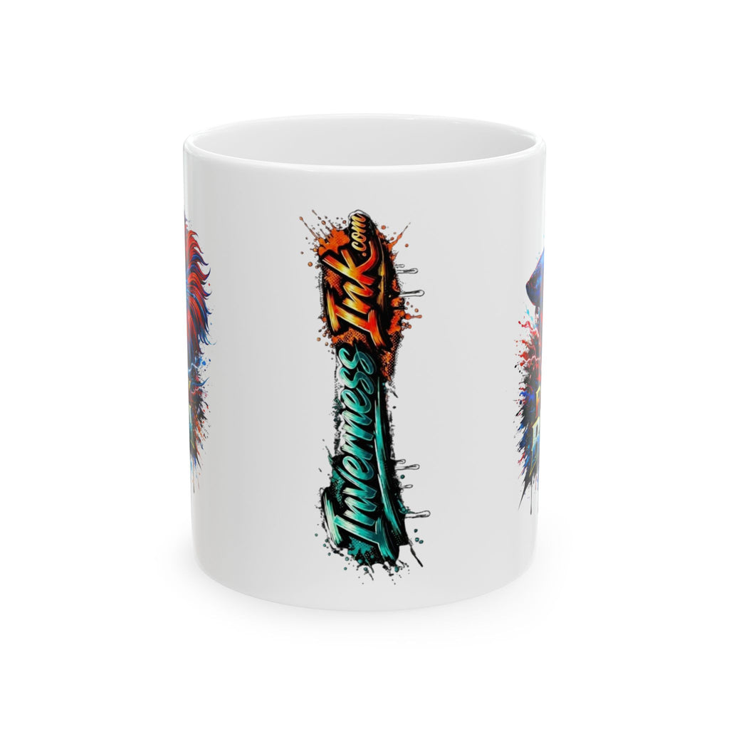Fiercely Betta – Premium "Neon Flare" Ceramic Mug Art Coffee Cup (11oz/15oz)