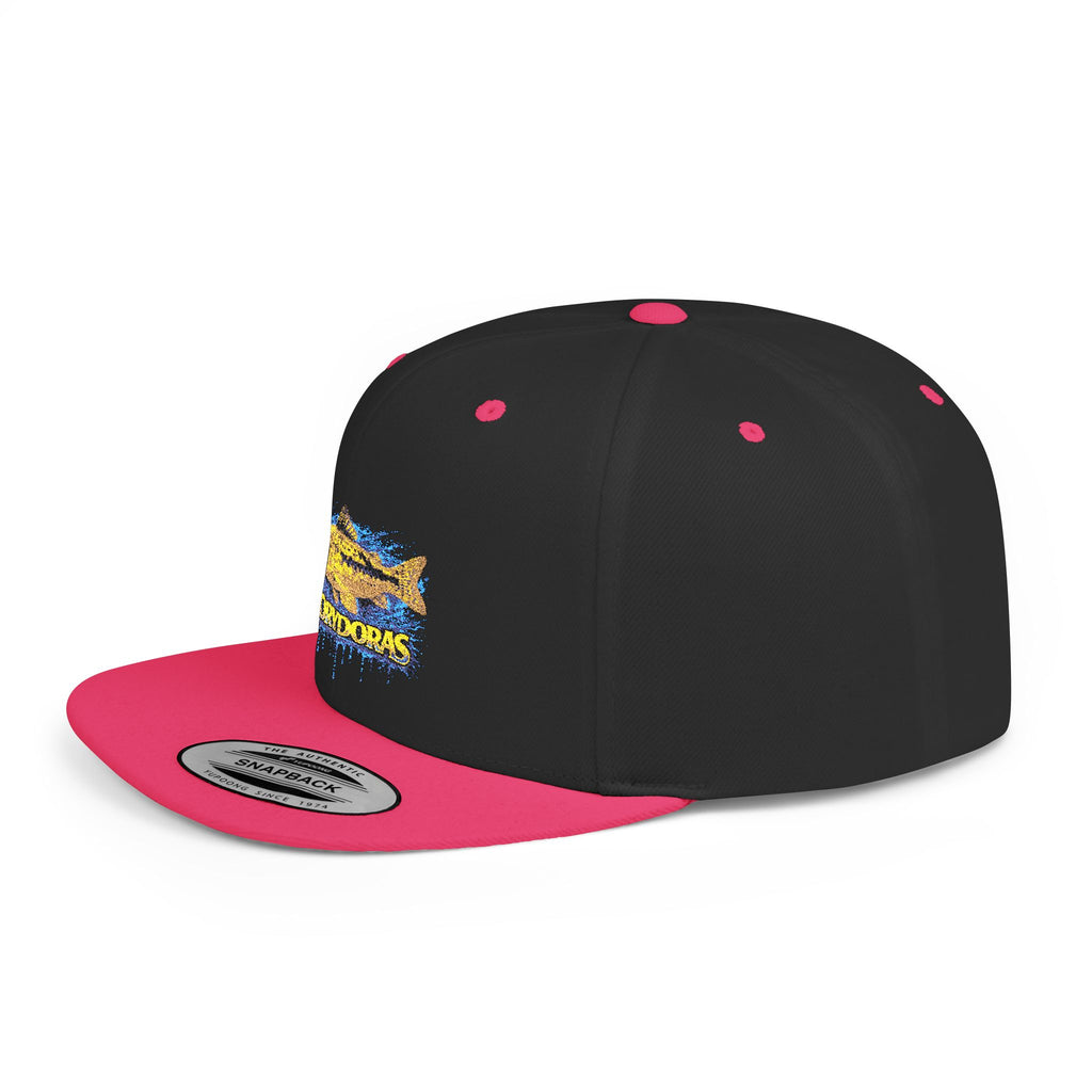 Corydoras Catfish Splash Flat Bill Snapback Hat