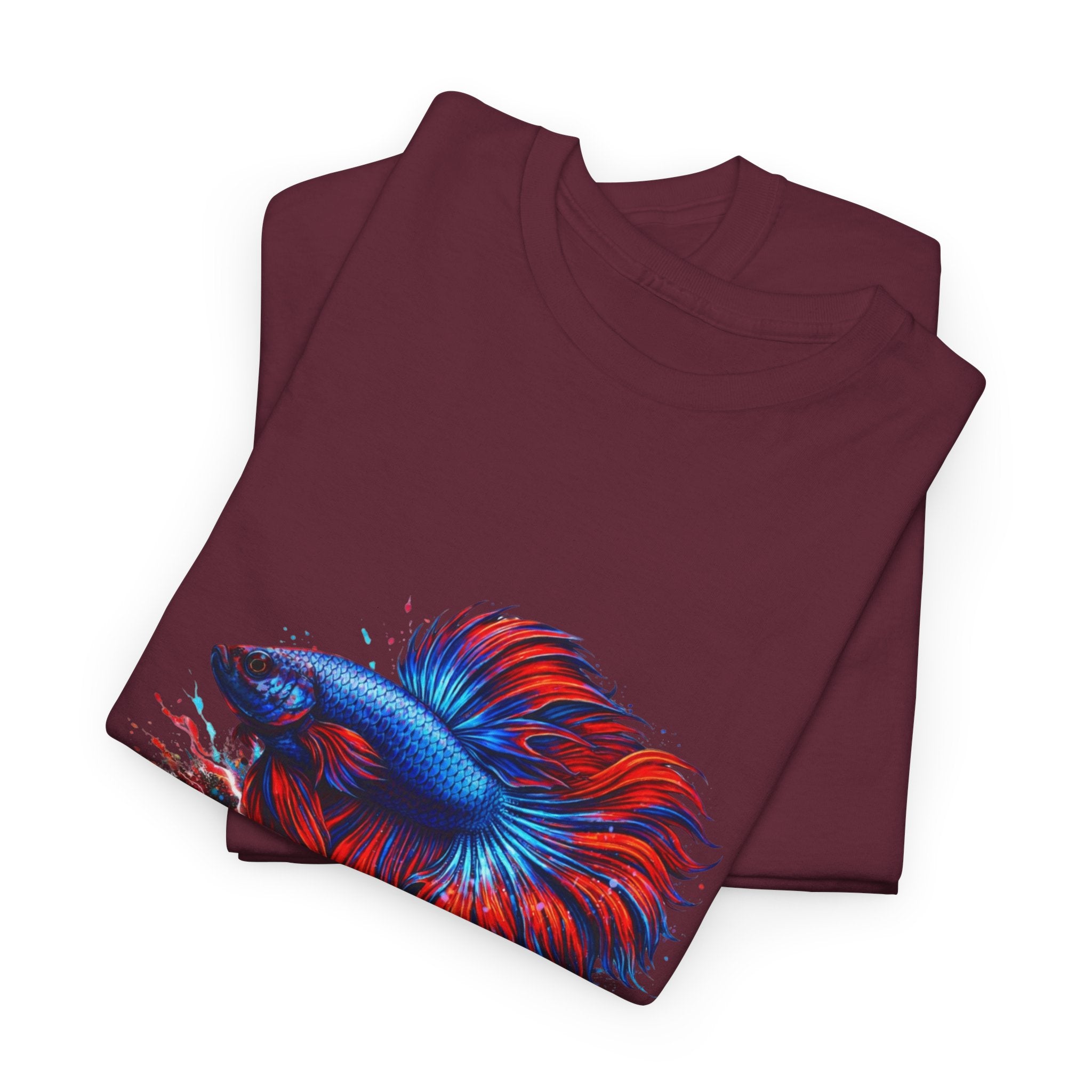 Betta Fish T-Shirt — Fiercely Betta Colorful Aquarium Fish Tee