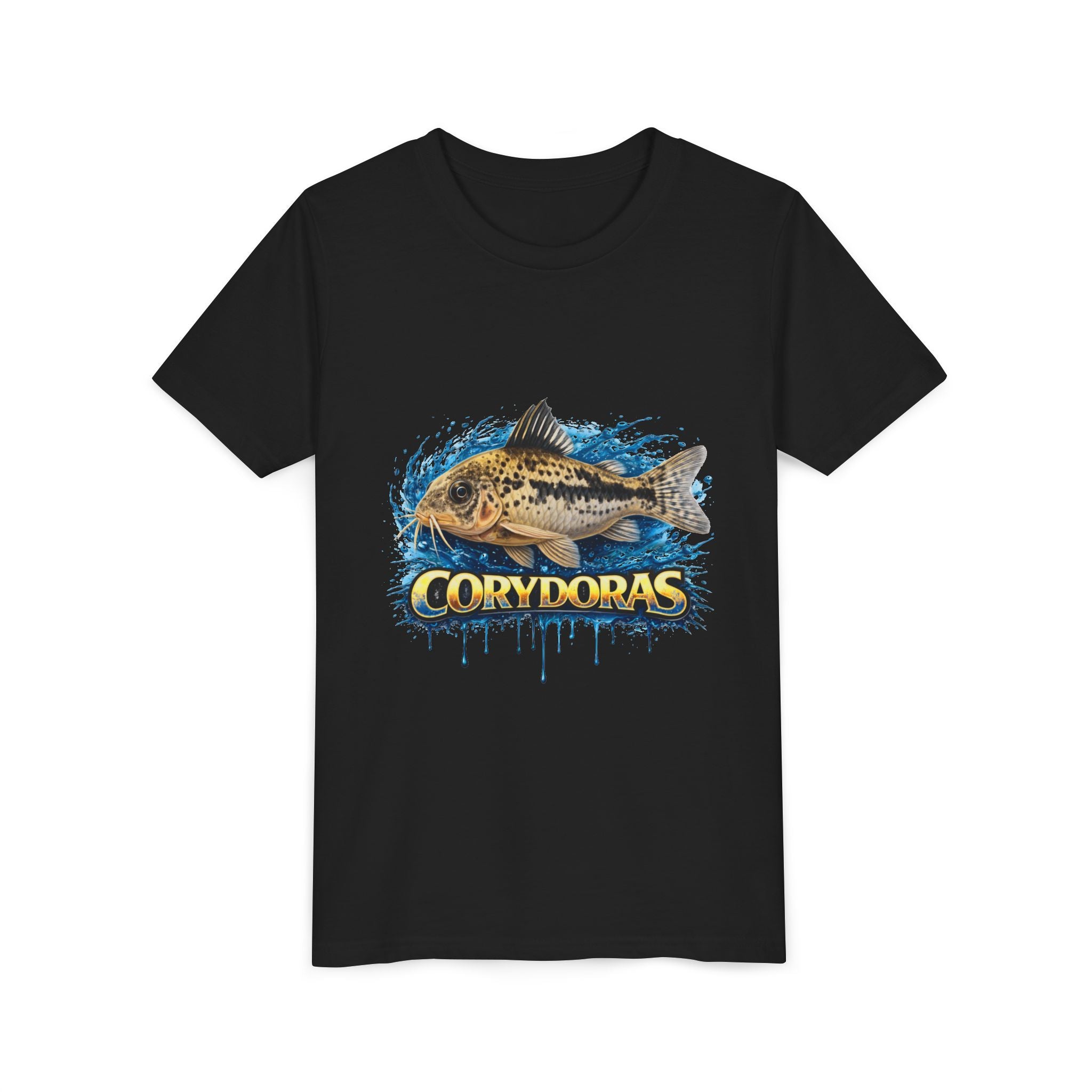 Corydoras Fish Youth Tee – Cute Aquarium Catfish Graphic Shirt