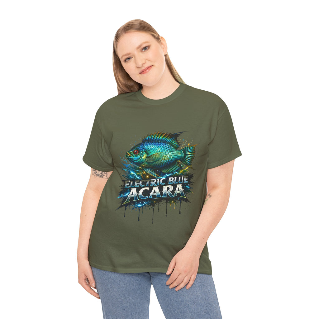 Electric Blue Acara – Premium Graphic Tee