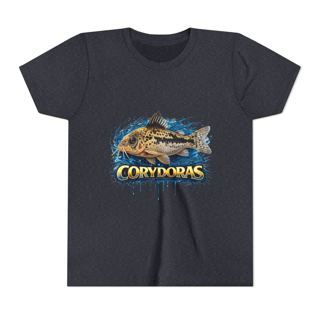 Corydoras Fish Youth Tee – Cute Aquarium Catfish Graphic Shirt