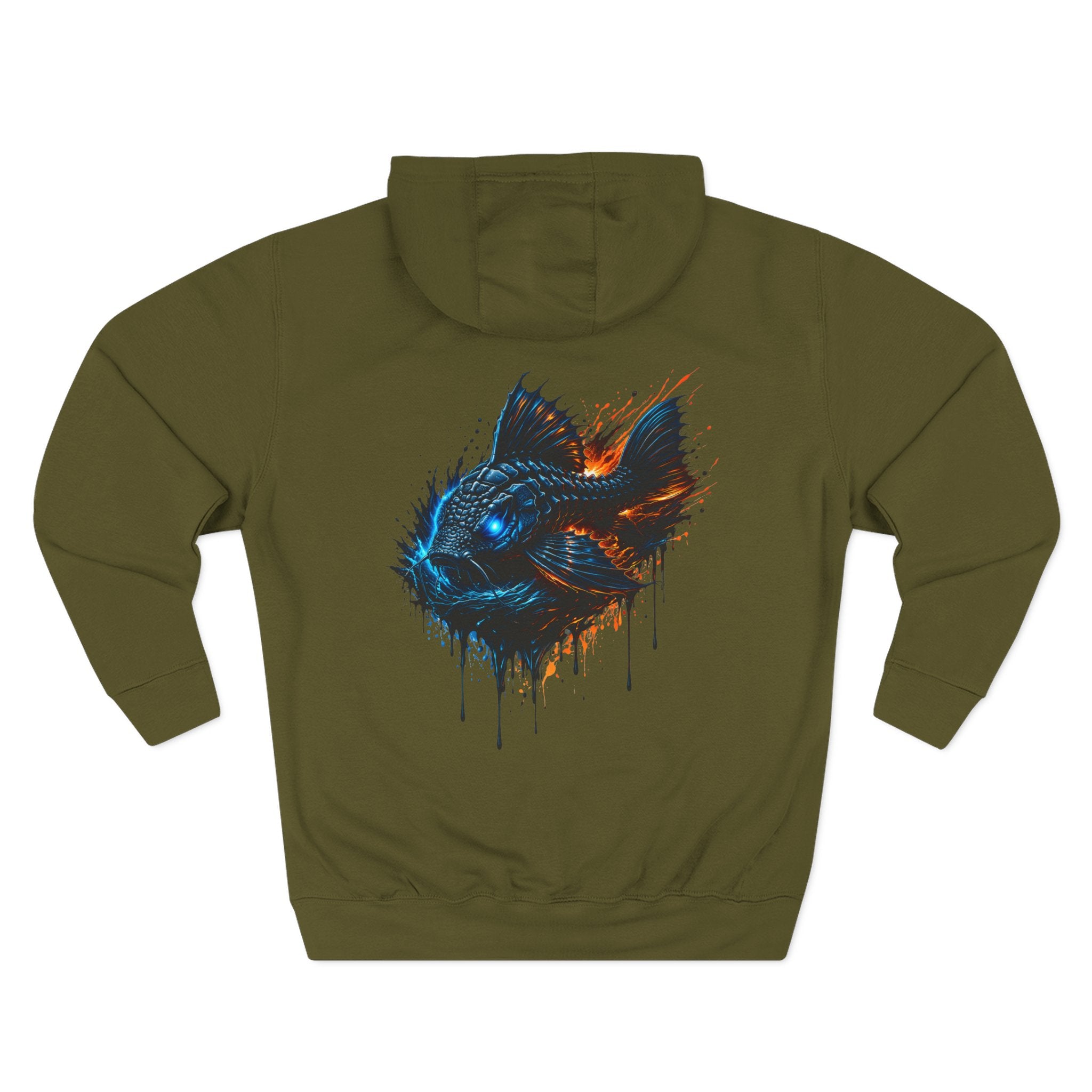 L-185 Xingu Spiny Monster Pleco — Urban Mural Hoodie