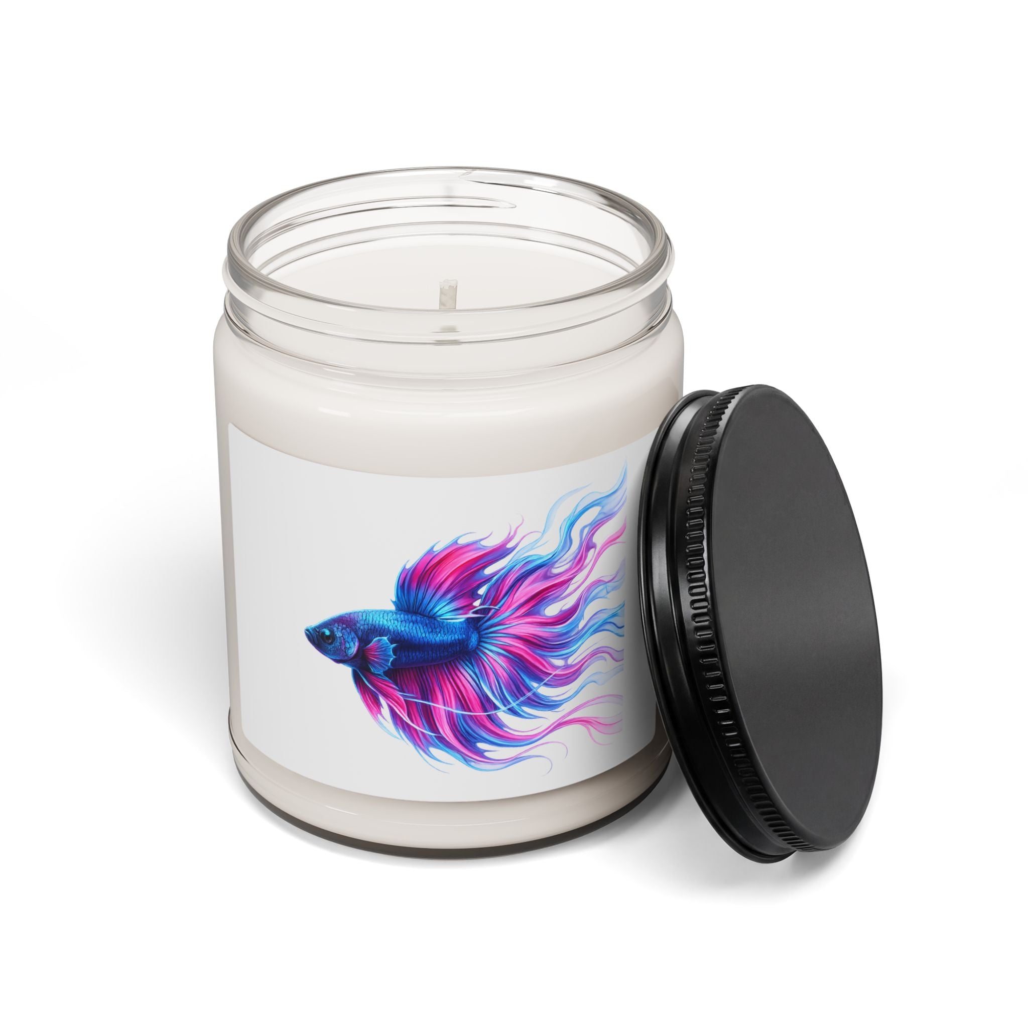 Betta Fish Soy Candle — 9oz Scented Artistic Aquarium Candle